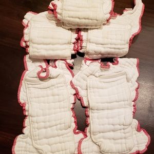 5 GMD Workhorse fitted cloth diapers snapless